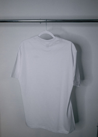 WHITE mblem basic tee