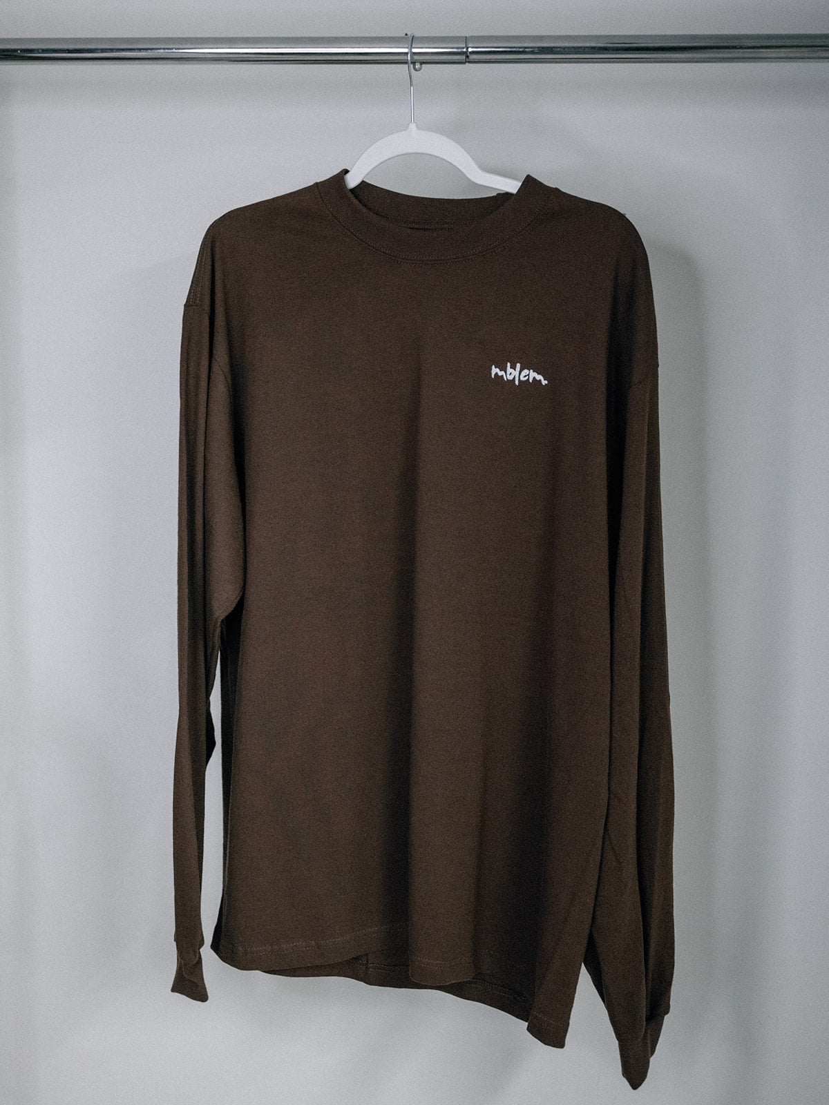 BROWN mblem longsleeve