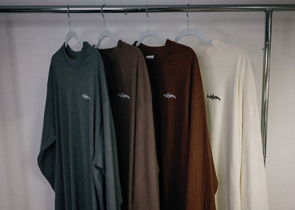 BROWN mblem longsleeve